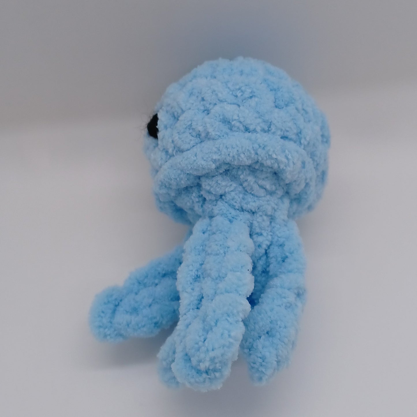 Mini Jellyfish Plush With Yarn Eyes