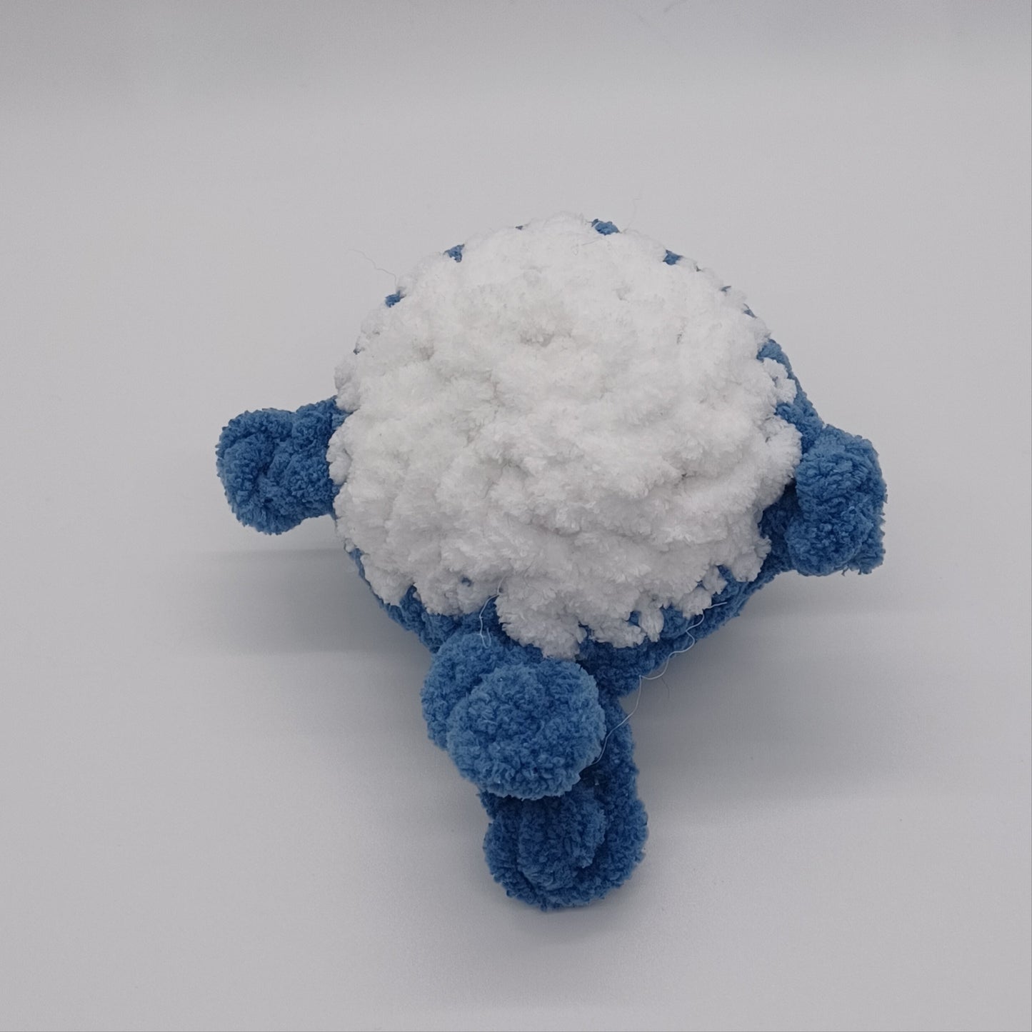 Mini Whale Plush with Yarn Eyes