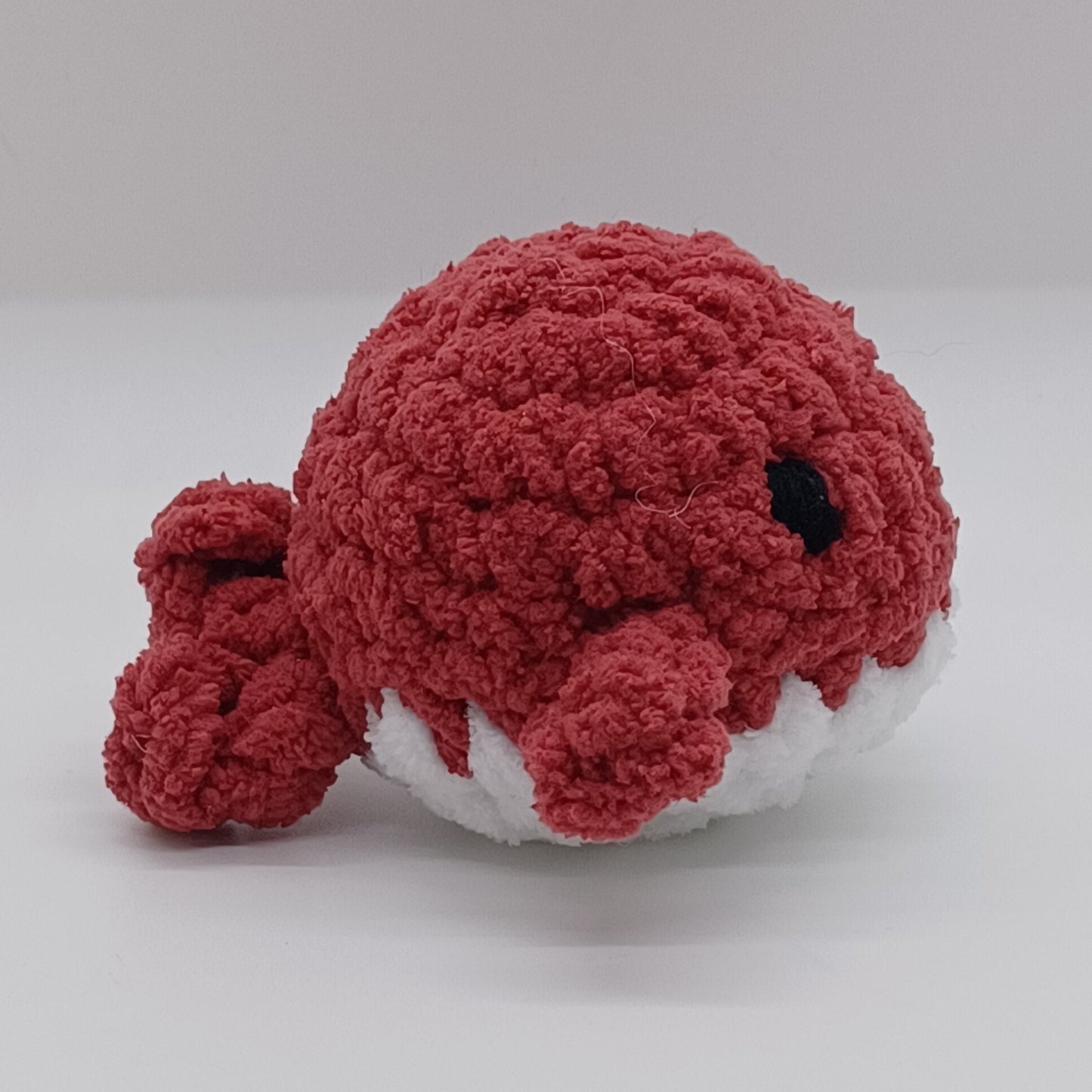 Mini Whale Plush with Yarn Eyes