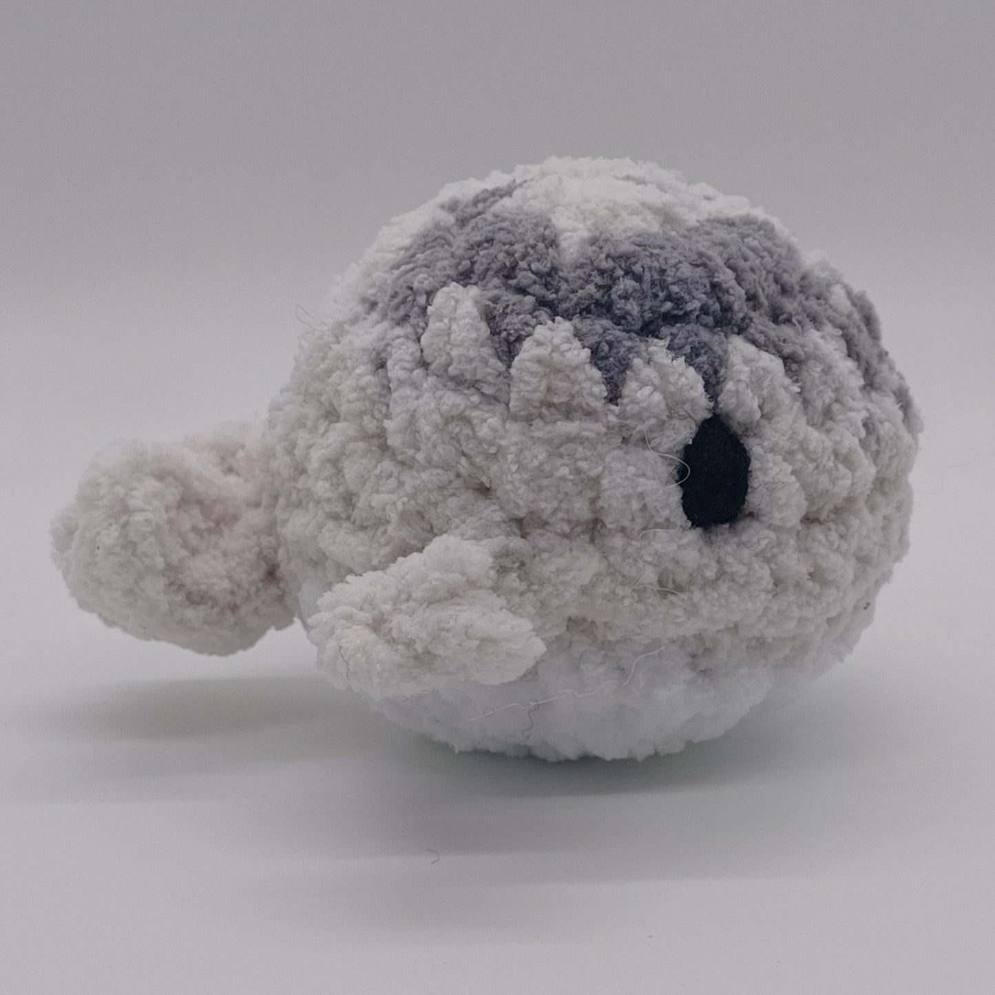 Mini Whale Plush with Yarn Eyes