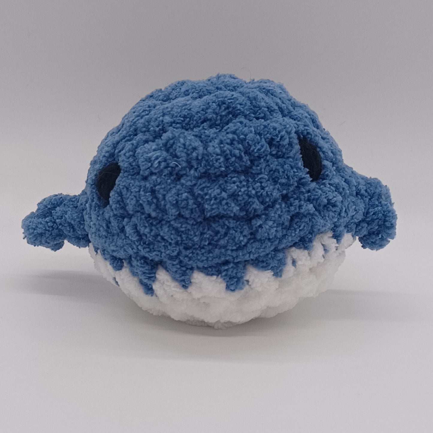 Mini Whale Plush with Yarn Eyes