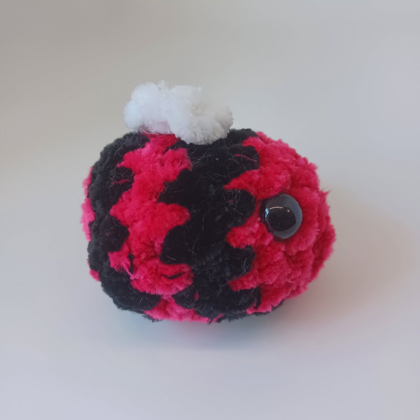Black Stripe Bee Keychain