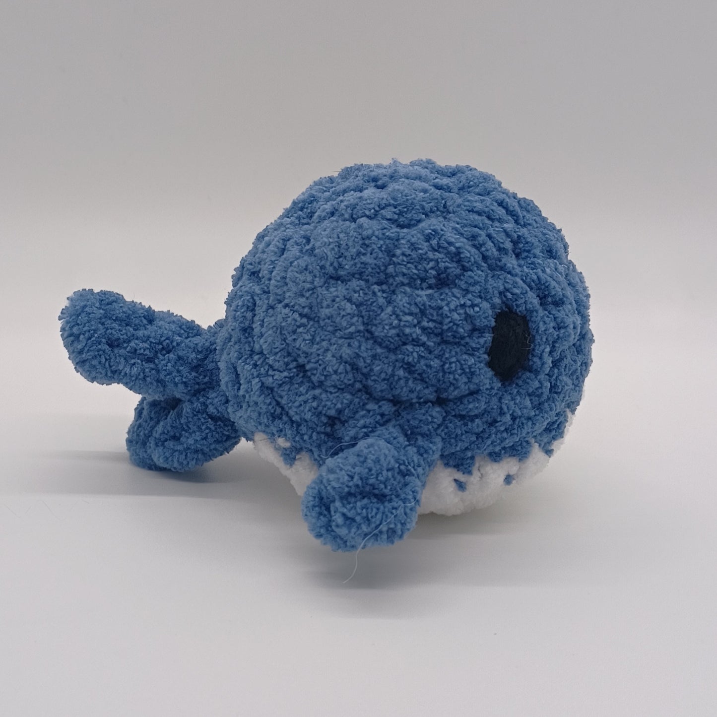 Mini Whale Plush with Yarn Eyes