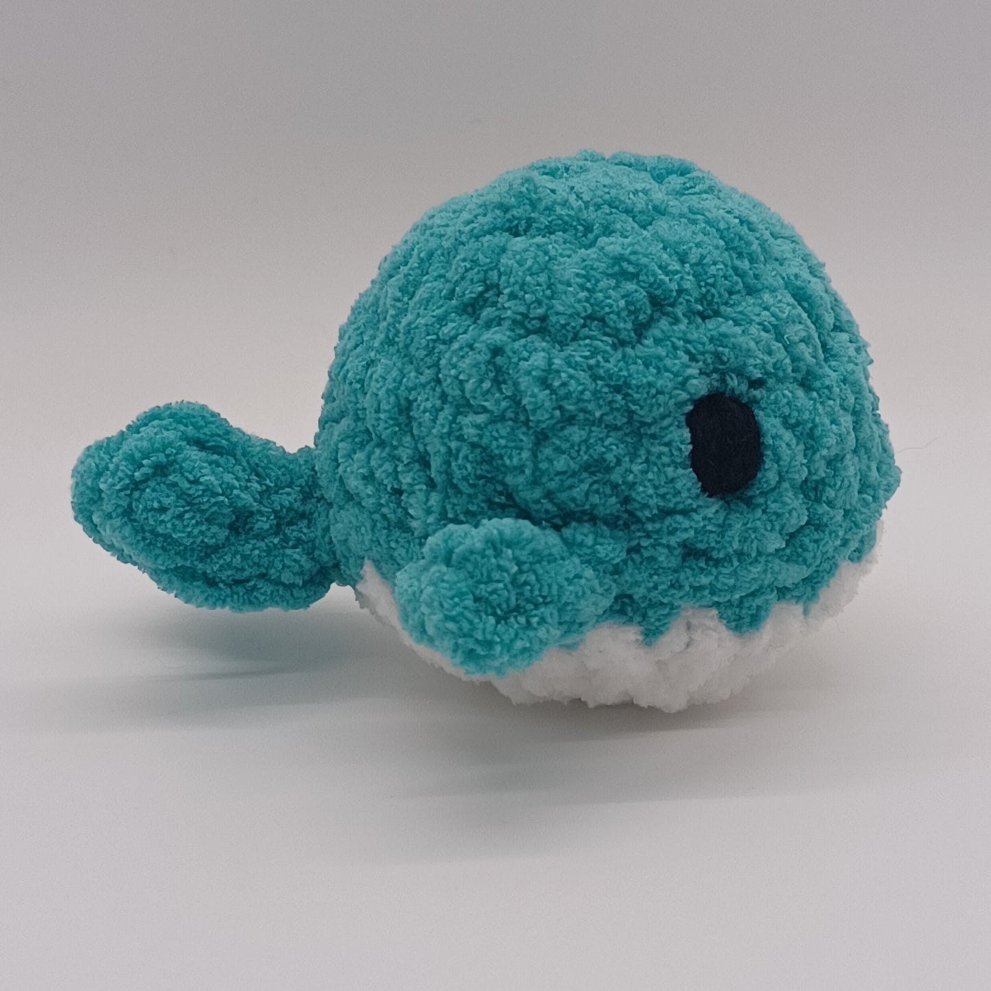 Mini Whale Plush with Yarn Eyes