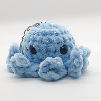 Chenille Octopus Keychain