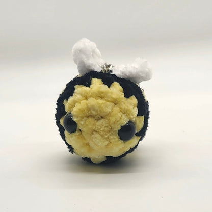 Black Stripe Bee Keychain