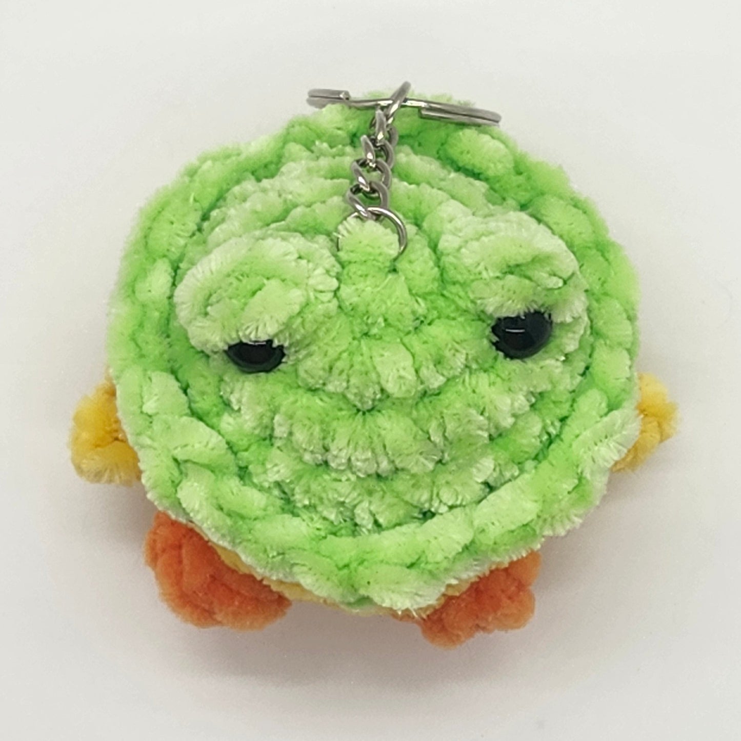 Chick in Frog Hat Keychain