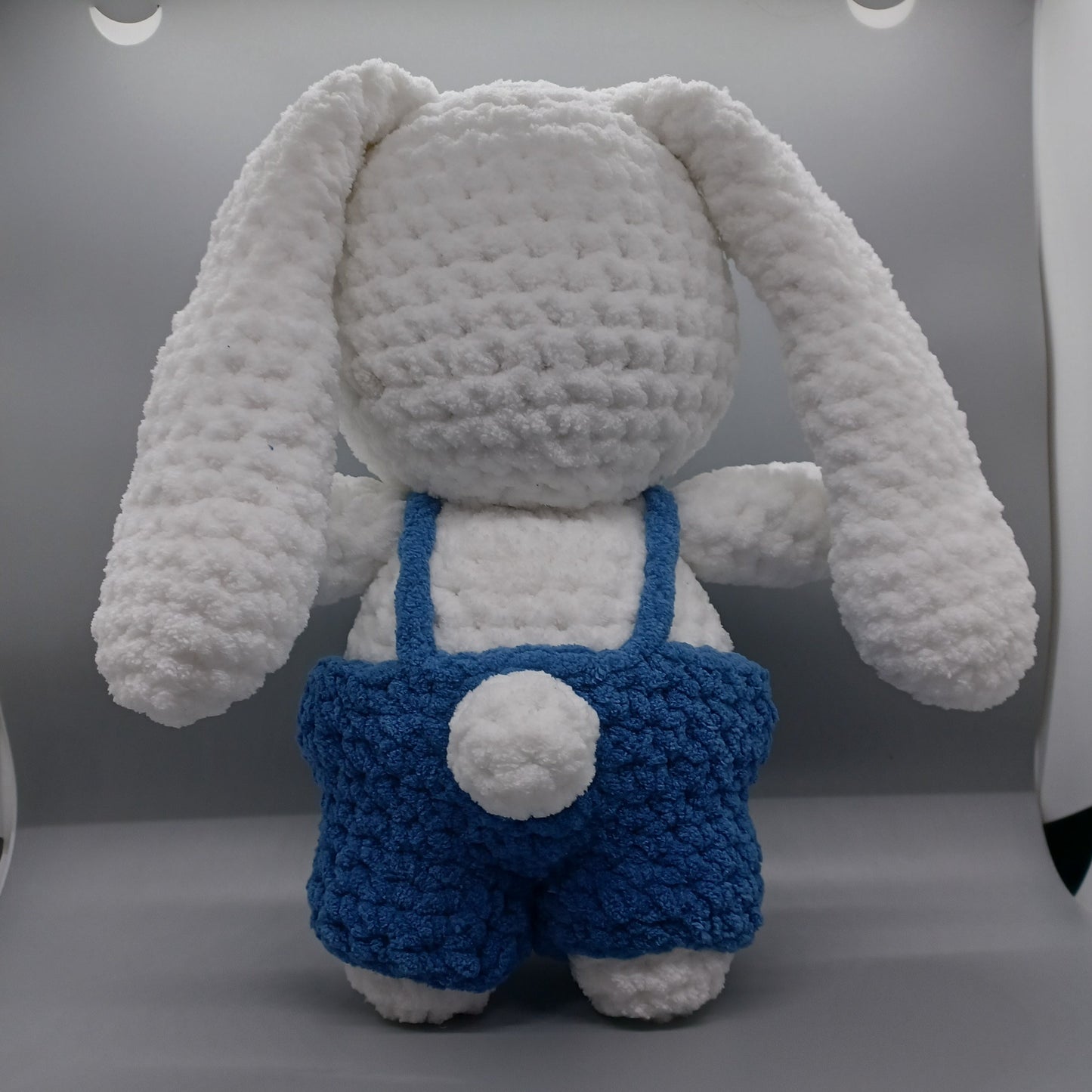 Large Bunny in Overalls Plush