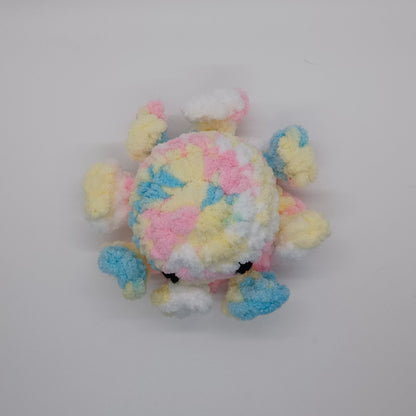 Mini Octopus Plush With Yarn Eyes