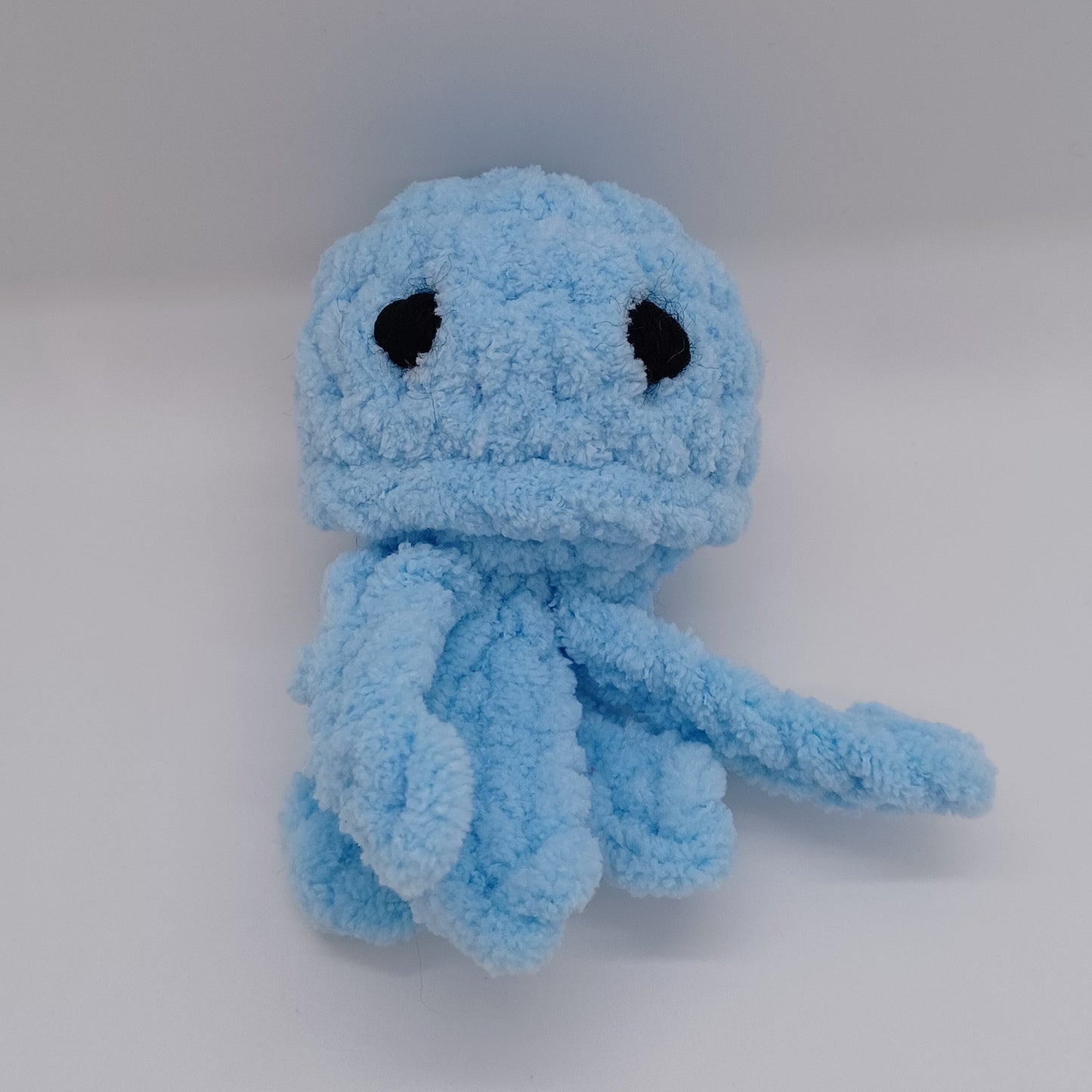 Mini Jellyfish Plush With Yarn Eyes