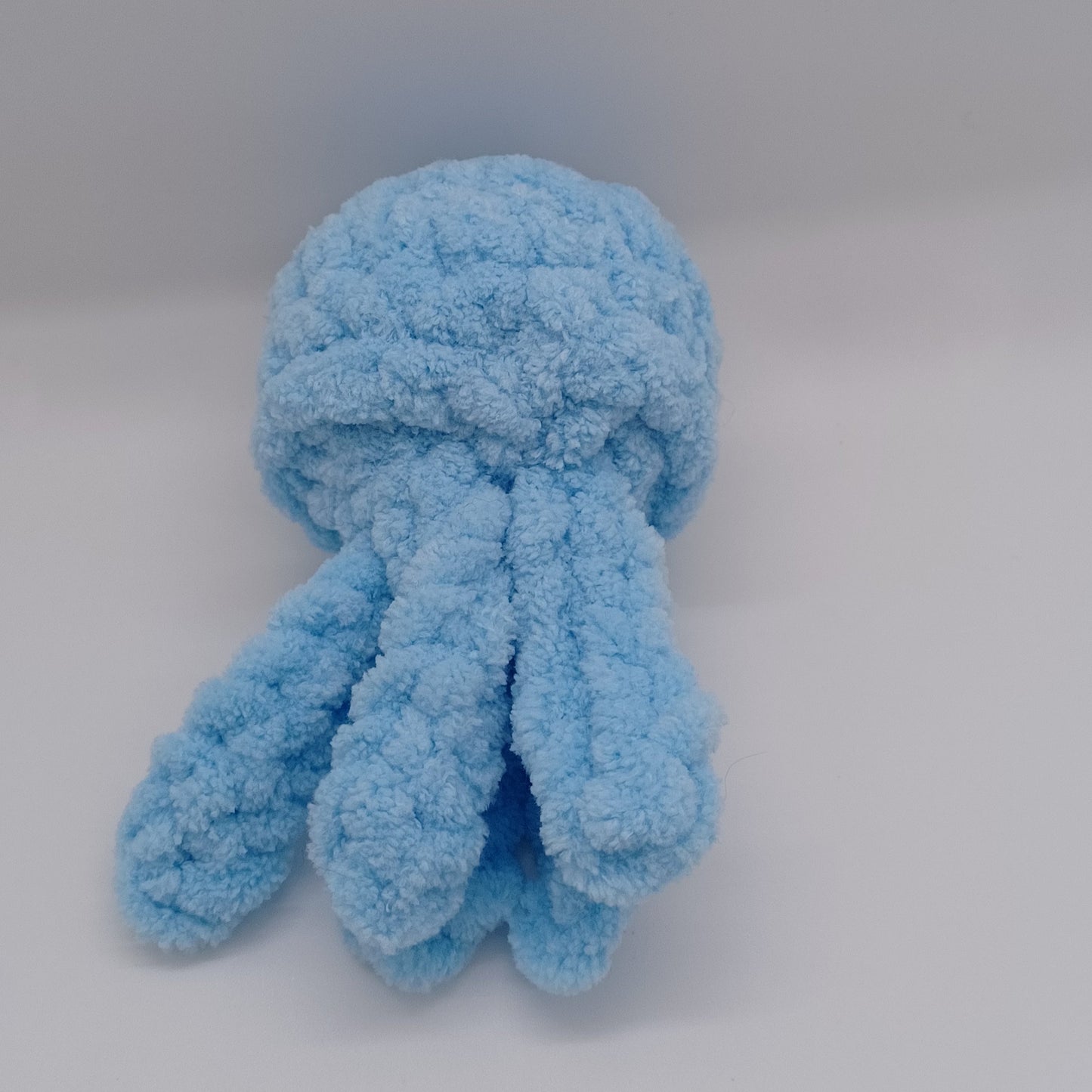 Mini Jellyfish Plush With Yarn Eyes