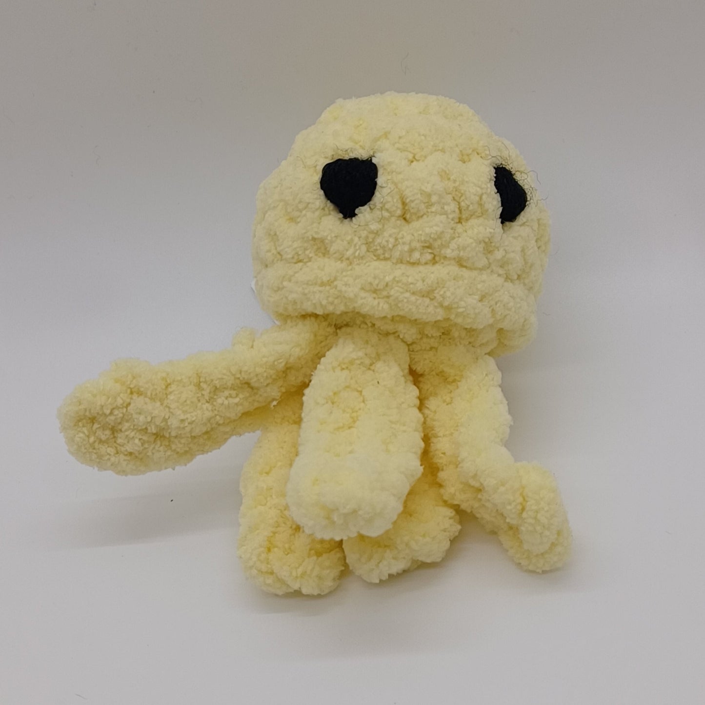 Mini Jellyfish Plush With Yarn Eyes