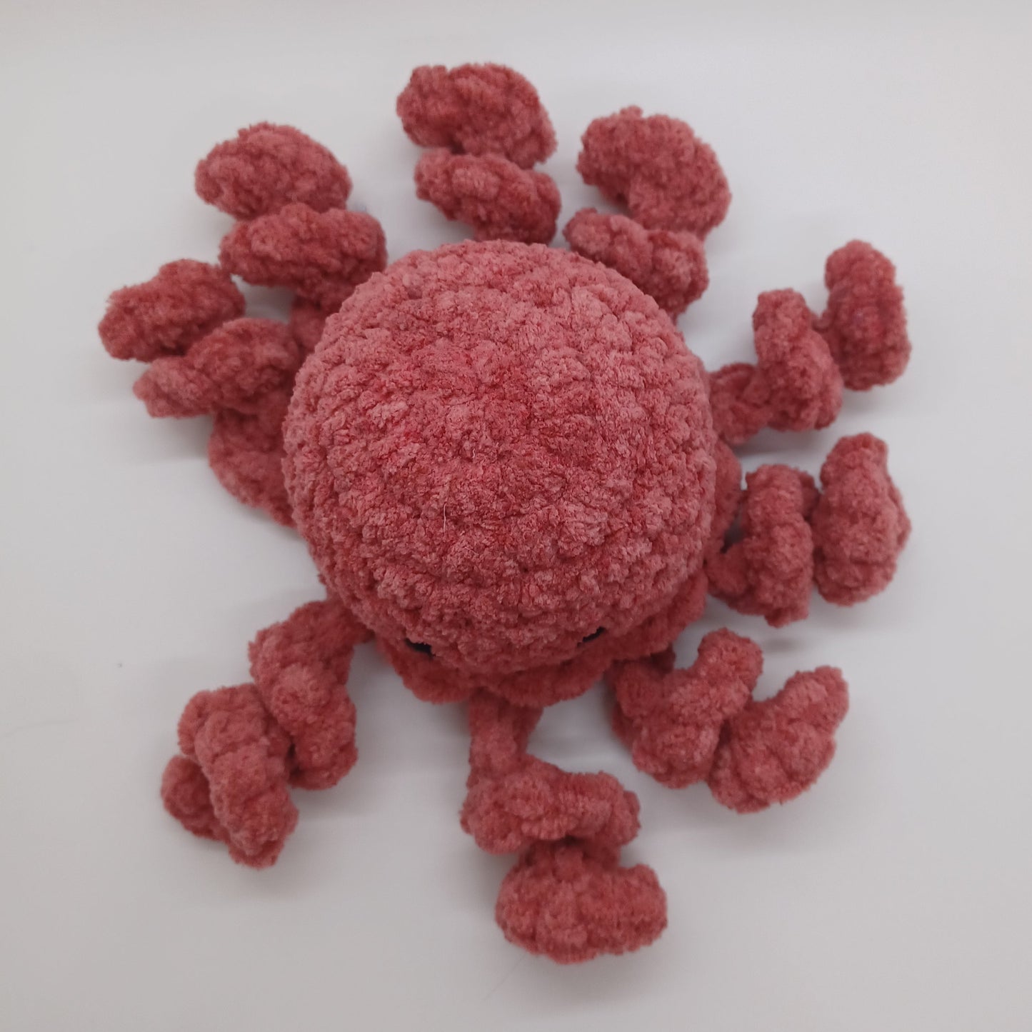 Small Jellyfish Plush with Yarn Eyes