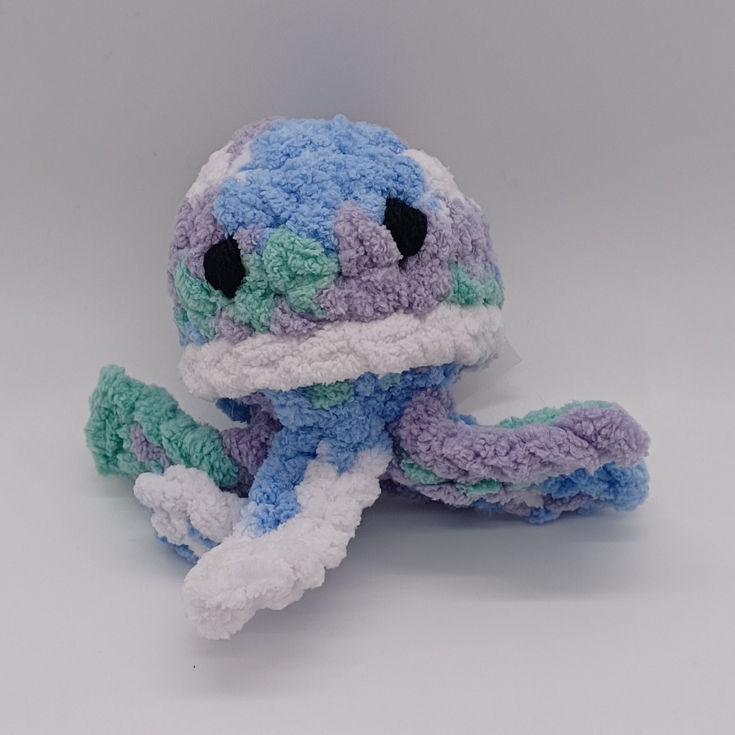 Mini Jellyfish Plush With Yarn Eyes