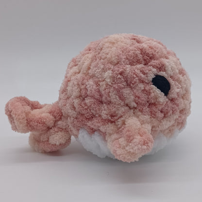 Mini Whale Plush with Yarn Eyes
