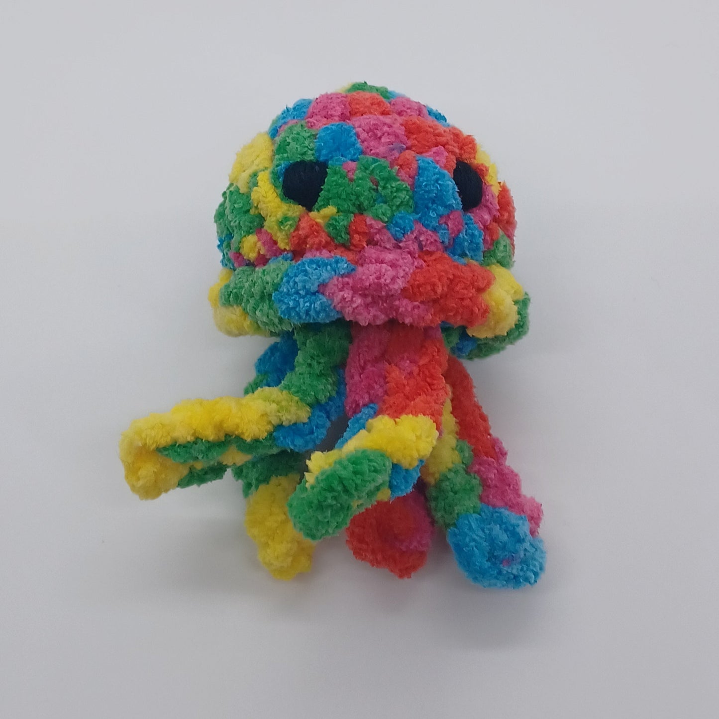 Mini Jellyfish Plush With Yarn Eyes