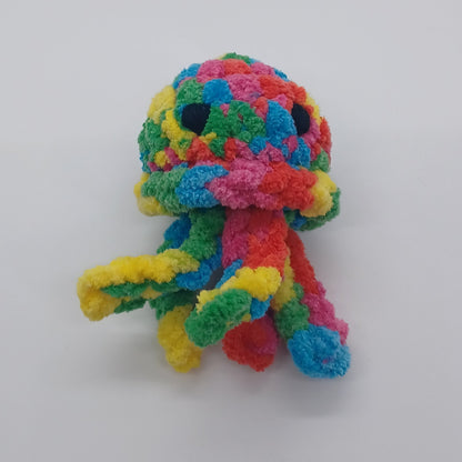 Mini Jellyfish Plush With Yarn Eyes