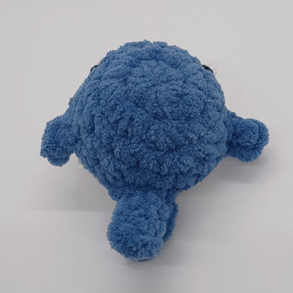 Mini Whale Plush with Yarn Eyes
