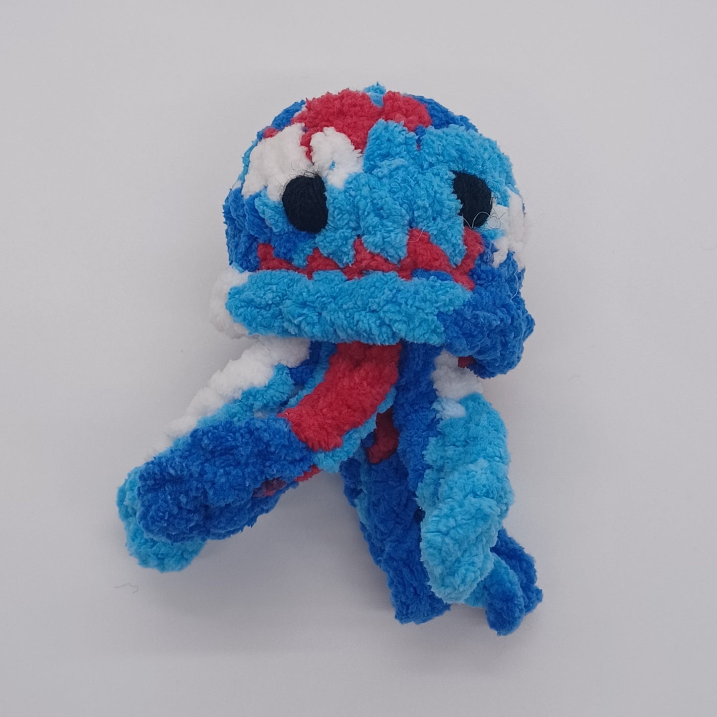 Mini Jellyfish Plush With Yarn Eyes