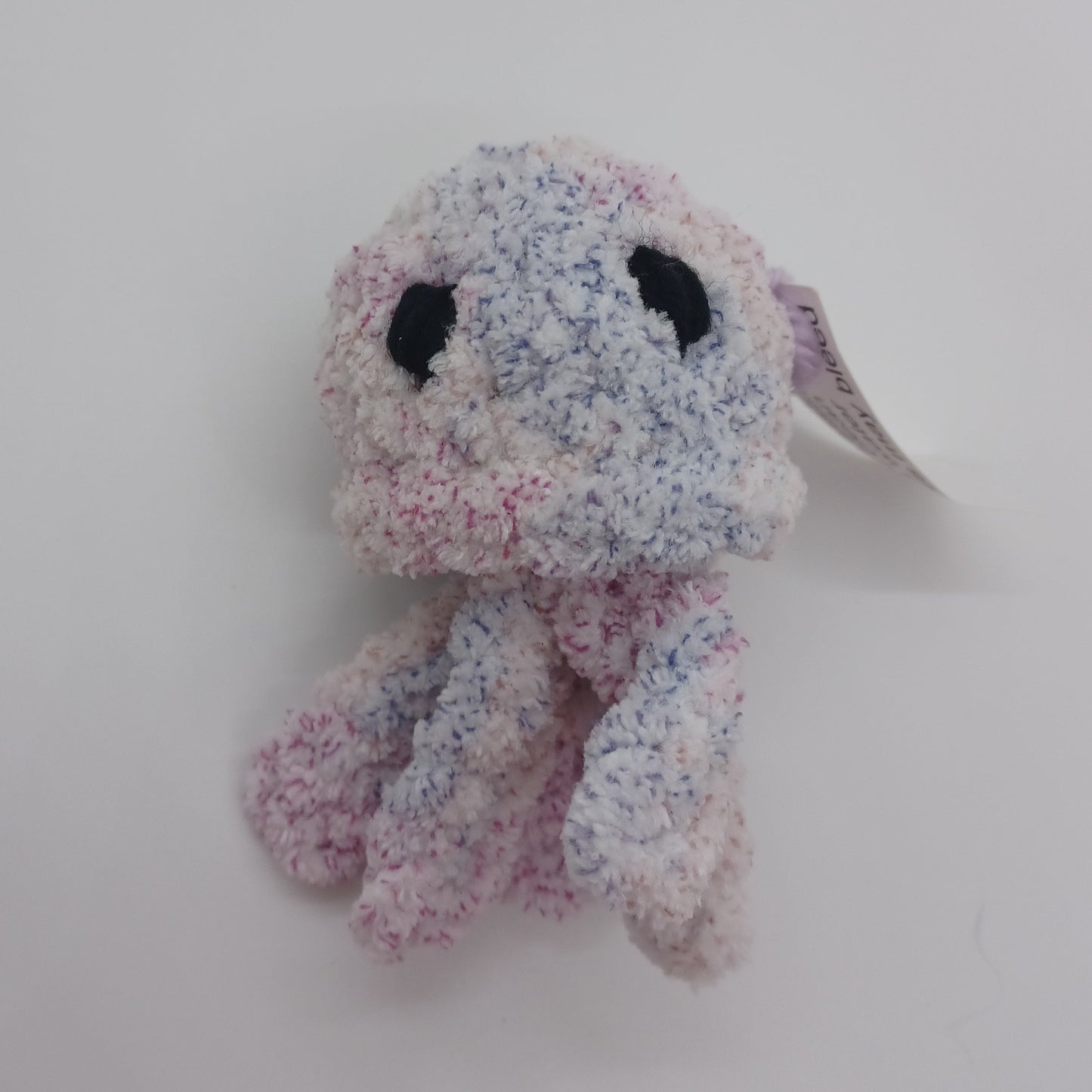 Mini Jellyfish Plush With Yarn Eyes