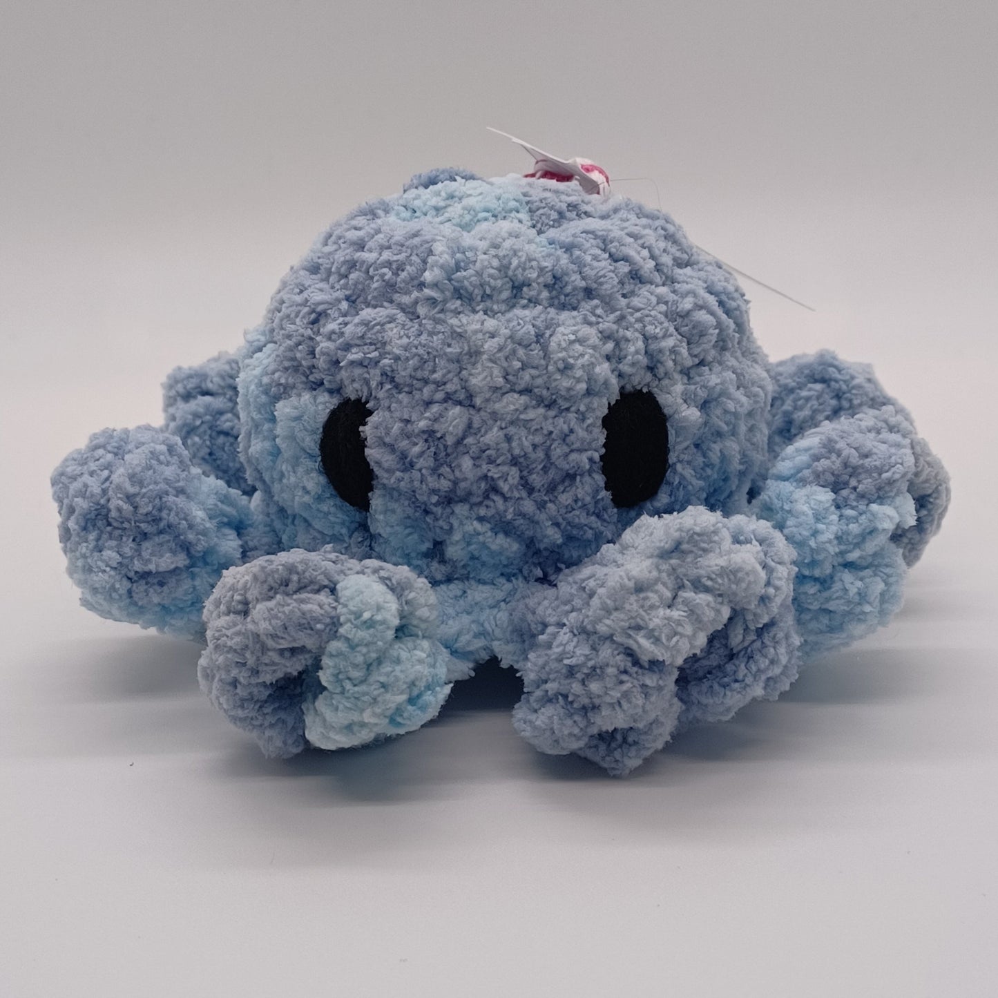 Mini Octopus Plush With Yarn Eyes