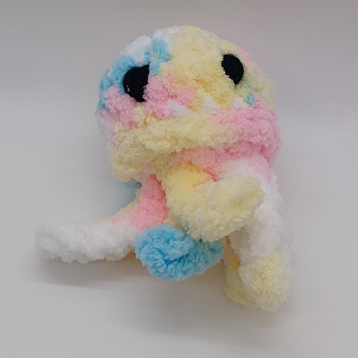 Mini Jellyfish Plush With Yarn Eyes