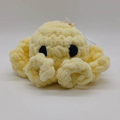 Mini Octopus Plush With Yarn Eyes