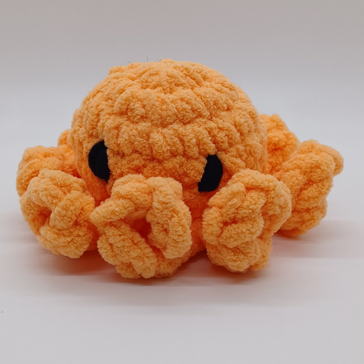 Mini Octopus Plush With Yarn Eyes