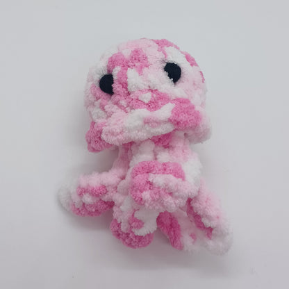 Mini Jellyfish Plush With Yarn Eyes