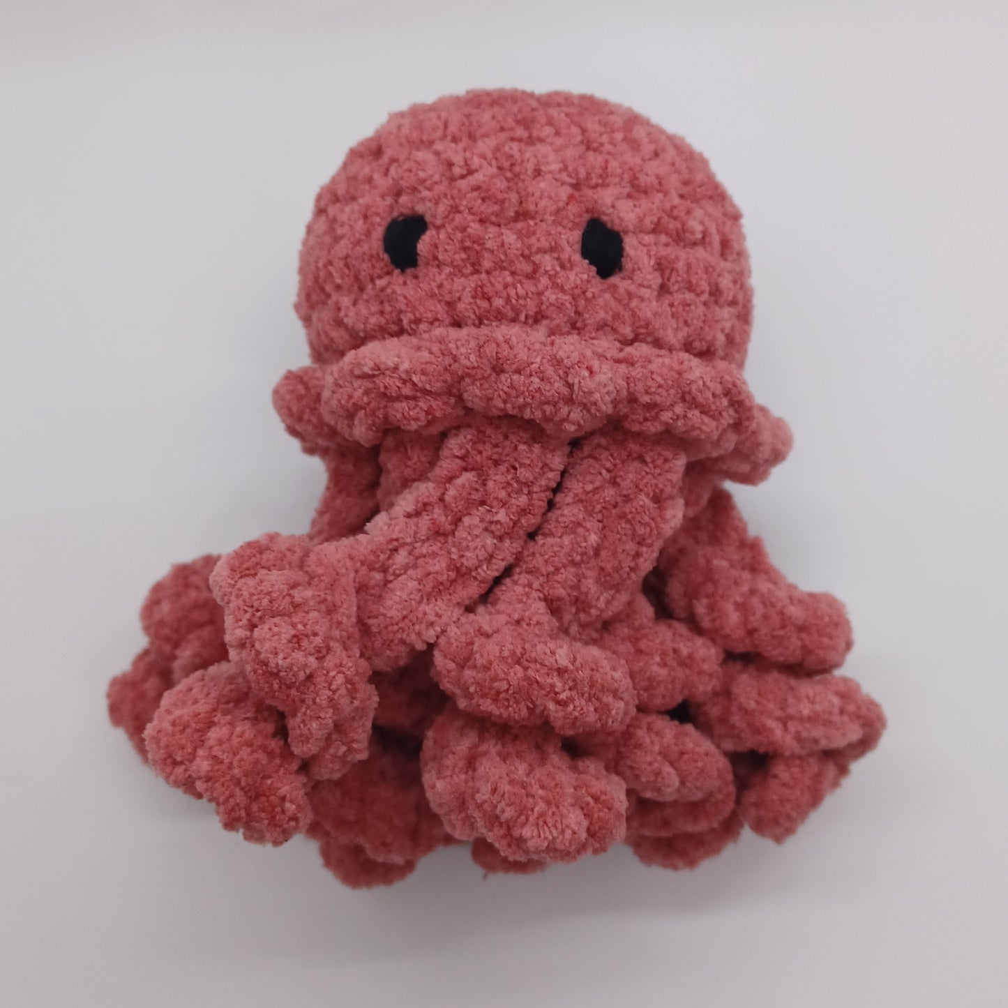 Small Jellyfish Plush with Yarn Eyes