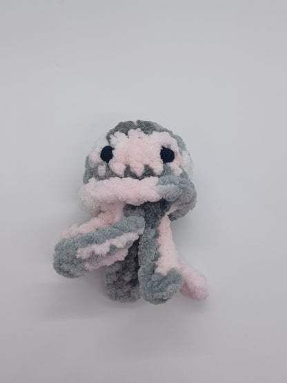 Mini Jellyfish Plush With Yarn Eyes