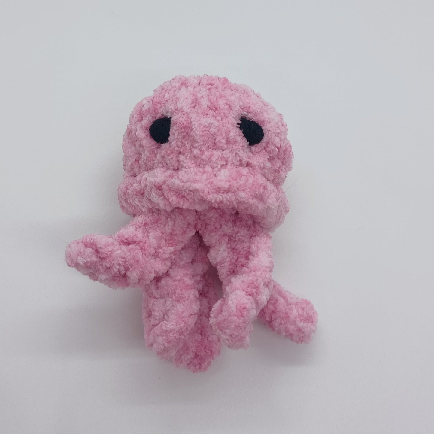 Mini Jellyfish Plush With Yarn Eyes