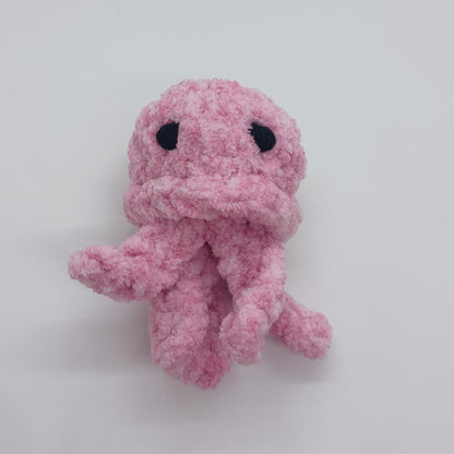 Mini Jellyfish Plush With Yarn Eyes