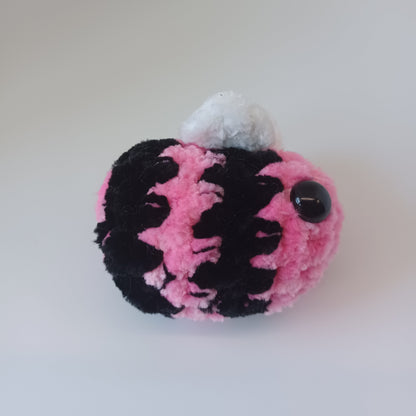 Black Stripe Bee Keychain