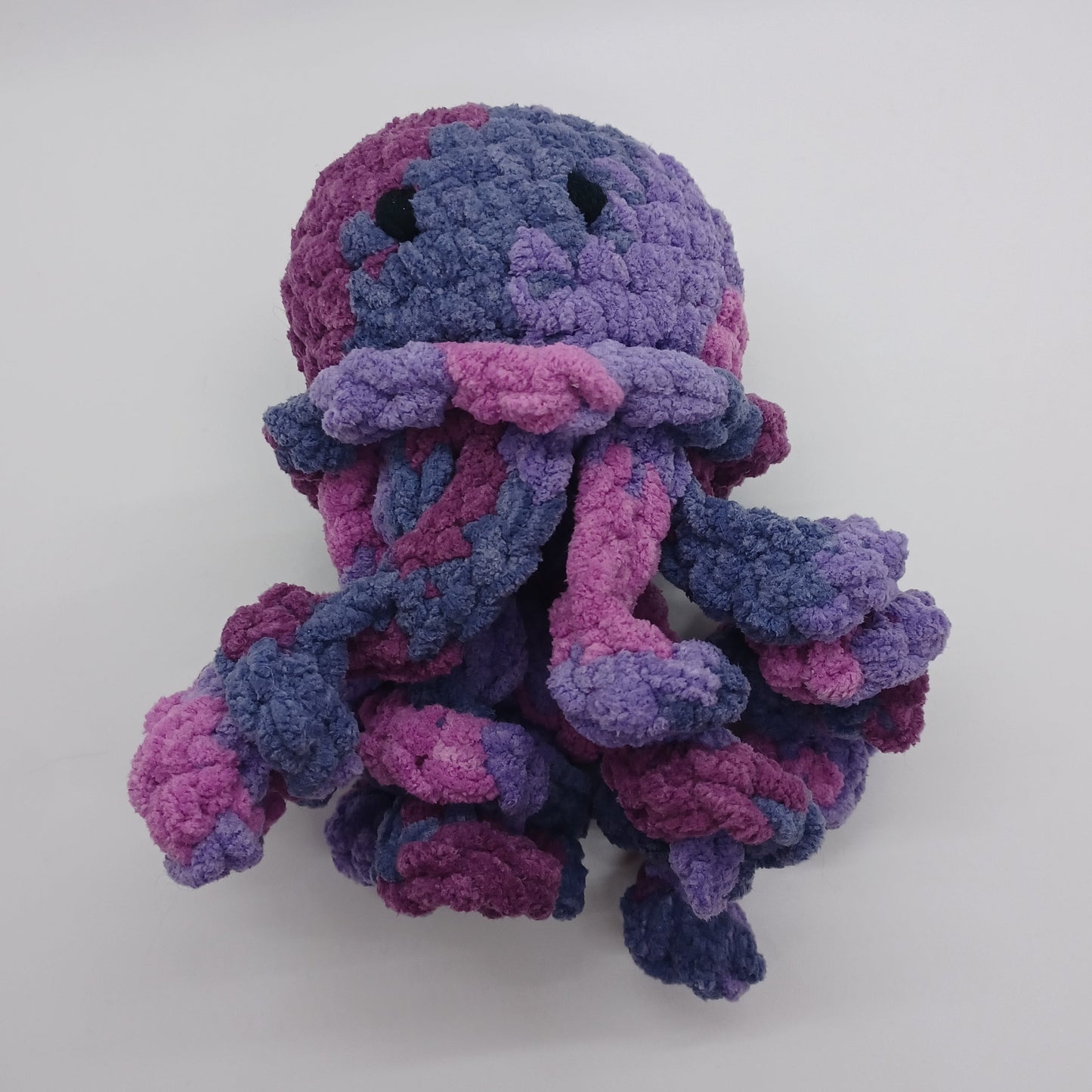 Small Jellyfish Plush with Yarn Eyes