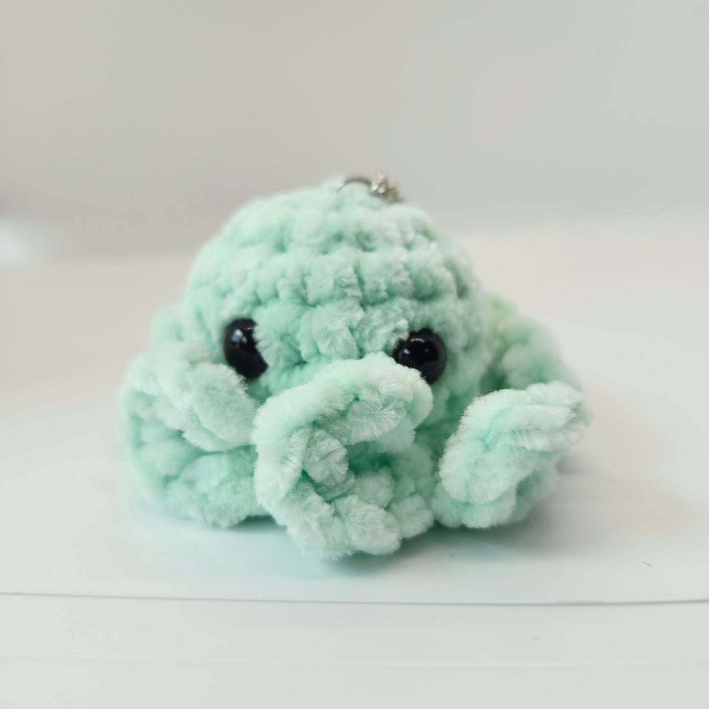 Chenille Octopus Keychain