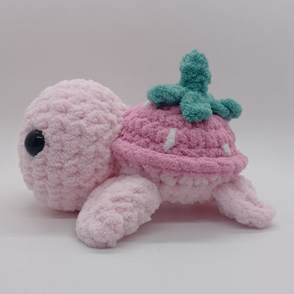 Small Strawberry Sea Turtle Plush
