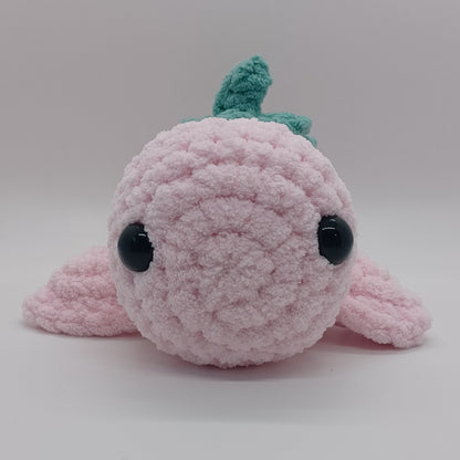 Small Strawberry Sea Turtle Plush