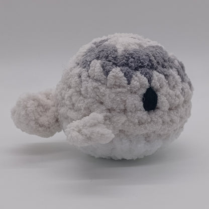 Mini Whale Plush with Yarn Eyes