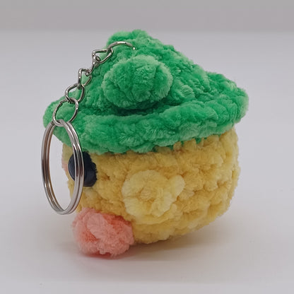 Chick in Frog Hat Keychain