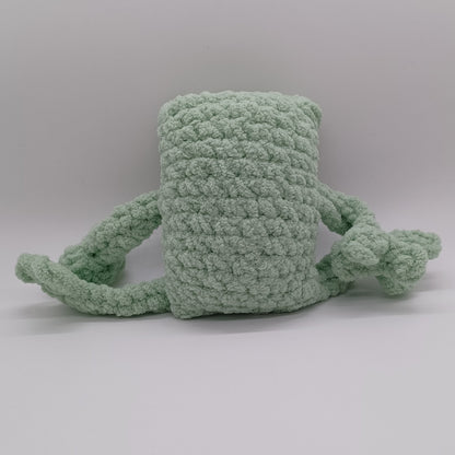 Small Leggy Frog Plush With Yarn Eyes