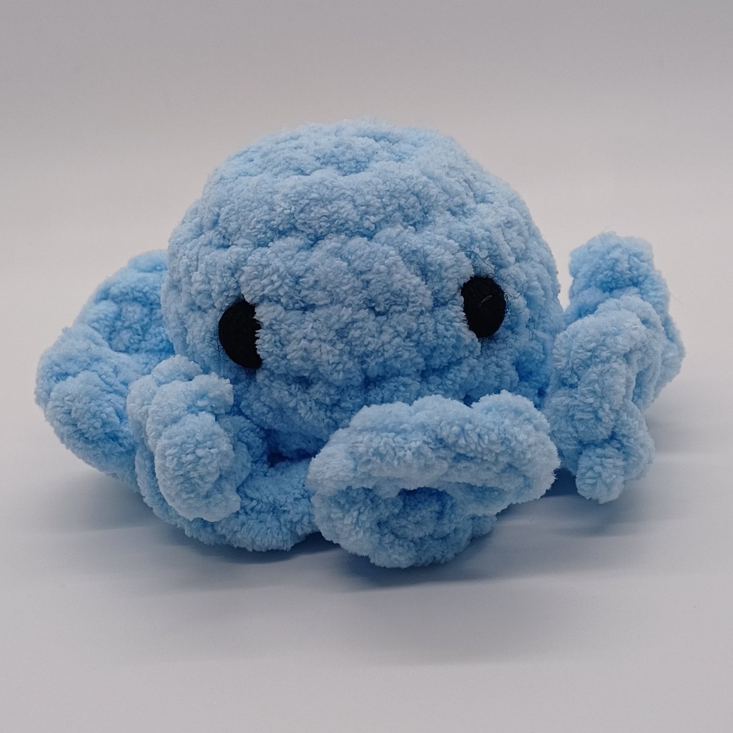 Mini Octopus Plush With Yarn Eyes