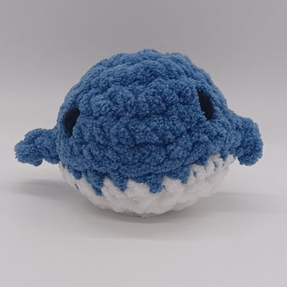 Mini Whale Plush with Yarn Eyes
