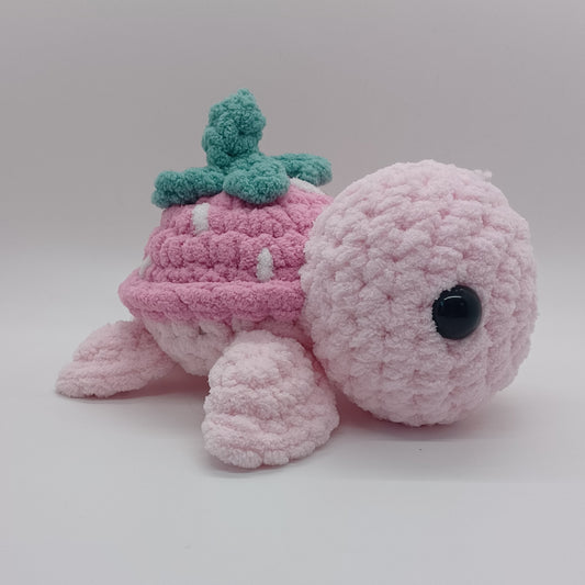 Small Strawberry Sea Turtle Plush