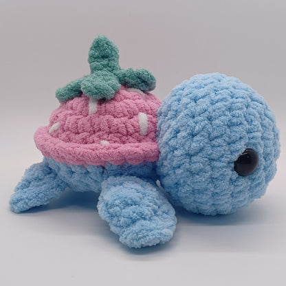 Small Strawberry Sea Turtle Plush