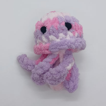 Mini Jellyfish Plush With Yarn Eyes