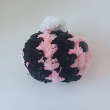 Black Stripe Bee Keychain