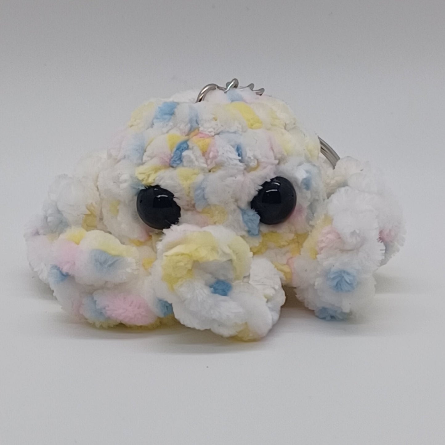 Chenille Octopus Keychain