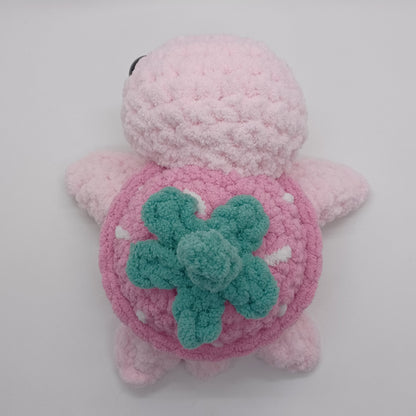 Small Strawberry Sea Turtle Plush