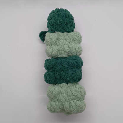 Caterpillar Plush with Yarn Eyes